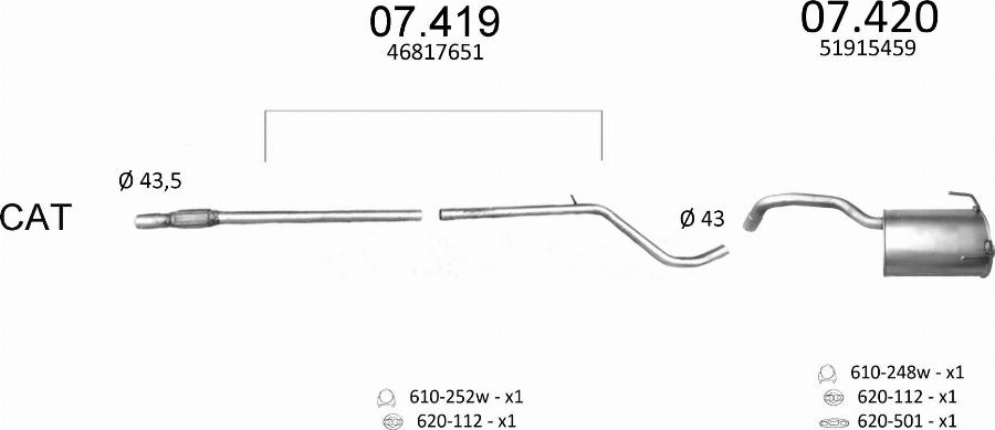 Edex 487 - Échappement droxauto.com