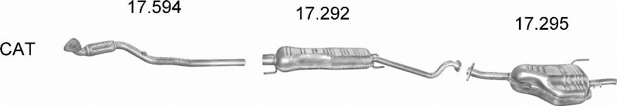 Edex 13.60 - Silencieux arrière droxauto.com