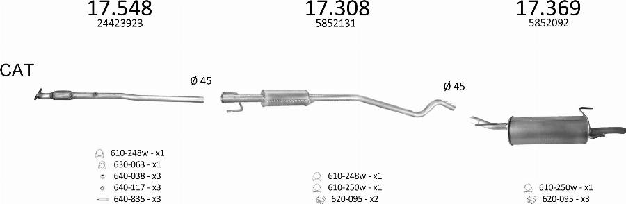 Edex 13.85 - Silencieux arrière droxauto.com