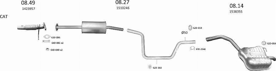Edex 3527 - Échappement droxauto.com