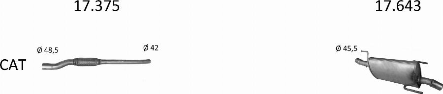 Edex 30.08 - Silencieux central droxauto.com