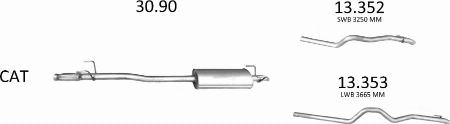 Edex 30.33 - Silencieux central droxauto.com