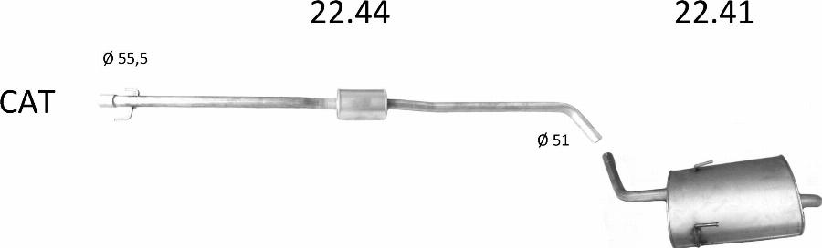 Edex 2839 - Échappement droxauto.com