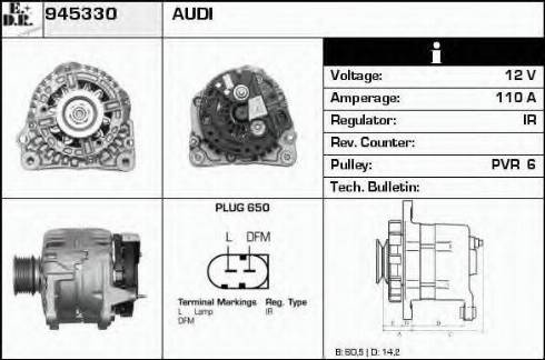 EDR 945330 - Alternateur droxauto.com