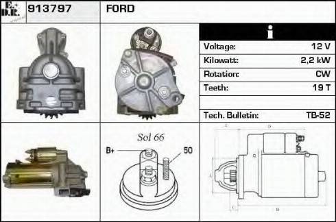 EDR 913797 - Démarreur droxauto.com