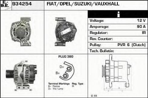 EDR 934254 - Alternateur droxauto.com