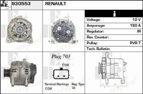 EDR 930553 - Alternateur droxauto.com