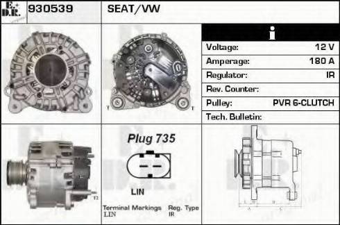 EDR 930539 - Alternateur droxauto.com