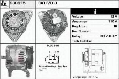 EDR 930015 - Alternateur droxauto.com