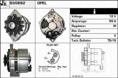 EDR 930882 - Alternateur droxauto.com