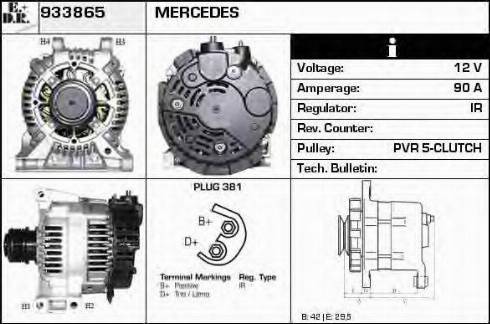 EDR 933865 - Alternateur droxauto.com