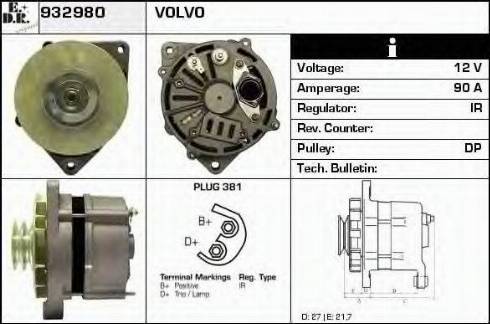 EDR 932980 - Alternateur droxauto.com