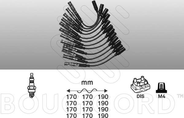 EFI 9840 - Kit de câbles d'allumage droxauto.com
