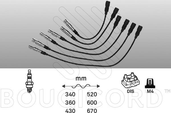 EFI 4172 - Kit de câbles d'allumage droxauto.com