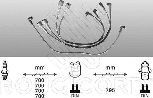 EFI 6201 - Kit de câbles d'allumage droxauto.com