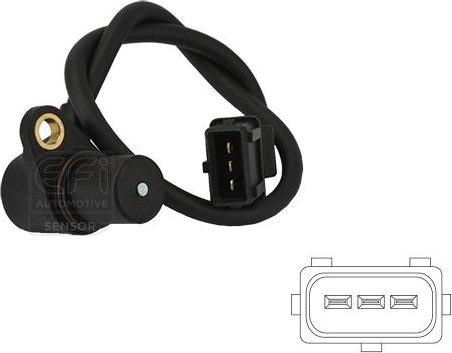 EFI 303046 - Capteur d'angle, vilebrequin droxauto.com
