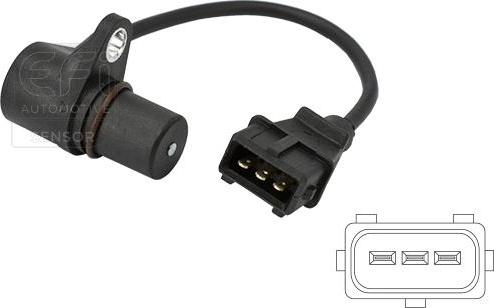 EFI 303040 - Capteur d'angle, vilebrequin droxauto.com
