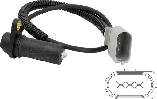 EFI 303121 - Capteur d'angle, vilebrequin droxauto.com