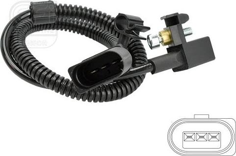 EFI 303346 - Capteur d'angle, vilebrequin droxauto.com