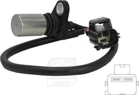 EFI 303370 - Capteur d'angle, vilebrequin droxauto.com