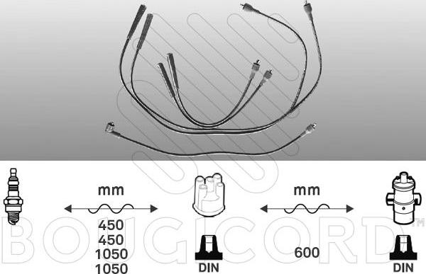 EFI 7140 - Kit de câbles d'allumage droxauto.com