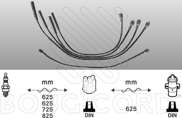 EFI 7220 - Kit de câbles d'allumage droxauto.com