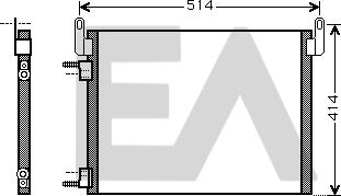 EACLIMA 30C54029 - Condensateur, climatisation droxauto.com