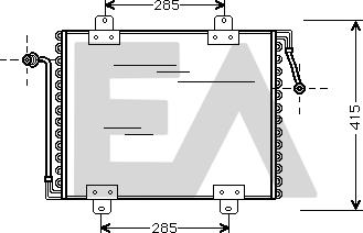 EACLIMA 30C60002 - Condensateur, climatisation droxauto.com