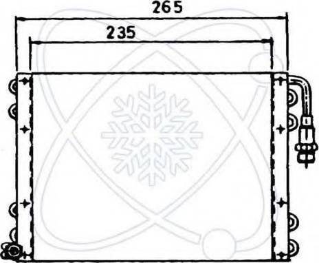 EACLIMA 30F0074 - Condensateur, climatisation droxauto.com