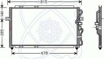 EACLIMA 30K0017 - Condensateur, climatisation droxauto.com