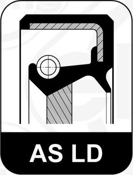 Elring 034.230 - Bague d'étanchéité, vilebrequin droxauto.com