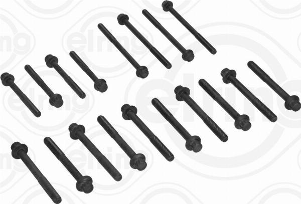 Elring 850.250 - Jeu de boulons de culasse de cylindre droxauto.com