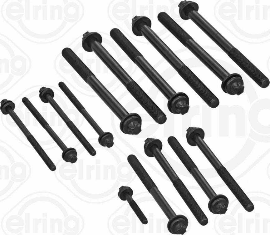 Elring 877.740 - Jeu de boulons de culasse de cylindre droxauto.com