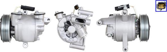 Elstock 51-1024 - Compresseur, climatisation droxauto.com