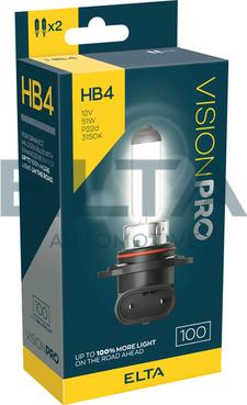 Elta Automotive EBHB4100TR - Ampoule, projecteur longue portée droxauto.com