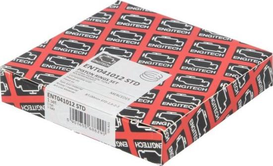 ENGITECH ENT041012 STD - Jeu de segments de pistons droxauto.com