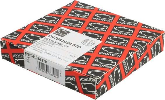 ENGITECH ENT041034 STD - Jeu de segments de pistons droxauto.com