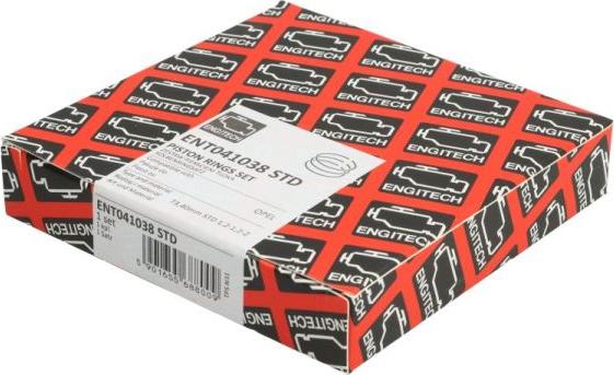 ENGITECH ENT041038 STD - Jeu de segments de pistons droxauto.com
