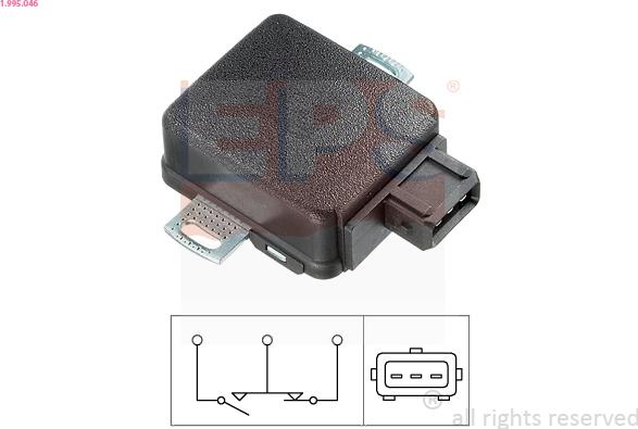 EPS 1.995.046 - Capteur, position du papillon droxauto.com
