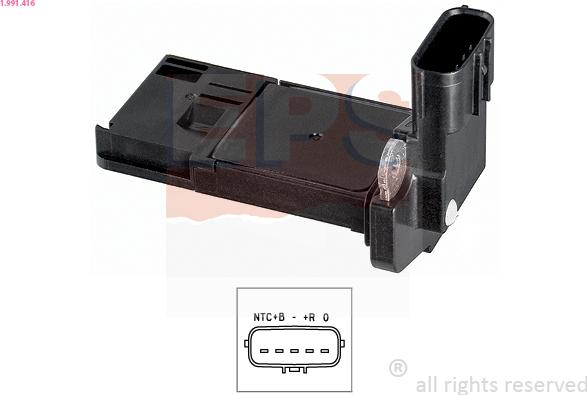 EPS 1.991.416 - Débitmètre de masse d'air droxauto.com