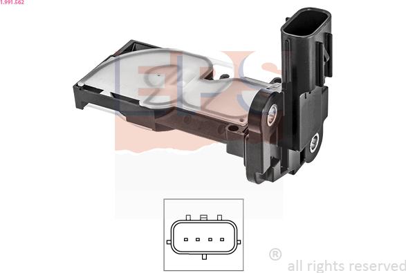 EPS 1.991.562 - Débitmètre de masse d'air droxauto.com