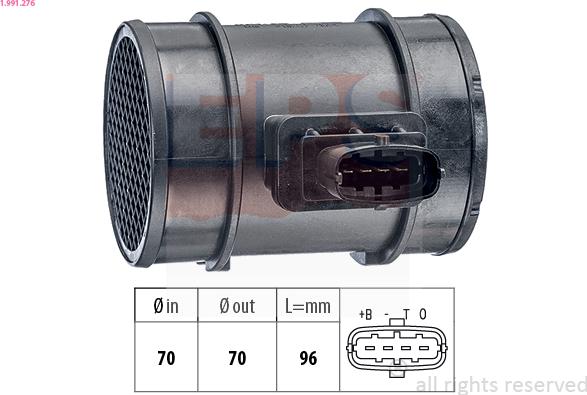EPS 1.991.276 - Débitmètre de masse d'air droxauto.com