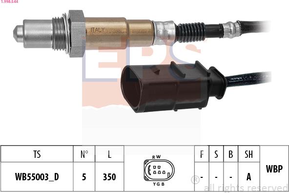 EPS 1.998.544 - Sonde lambda droxauto.com