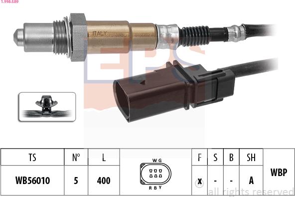 EPS 1.998.589 - Sonde lambda droxauto.com
