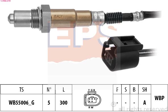 EPS 1.998.579 - Sonde lambda droxauto.com