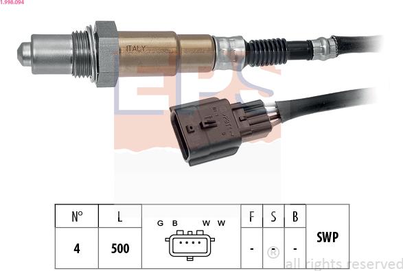 EPS 1.998.094 - Sonde lambda droxauto.com