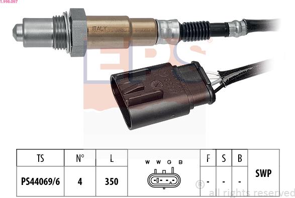 EPS 1.998.097 - Sonde lambda droxauto.com
