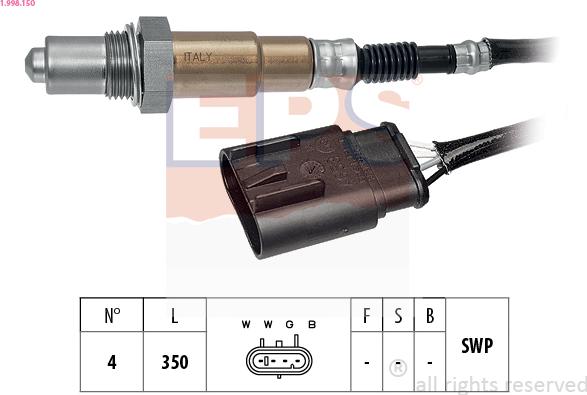 EPS 1.998.150 - Sonde lambda droxauto.com