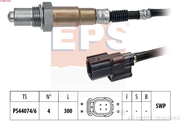 EPS 1.998.153 - Sonde lambda droxauto.com