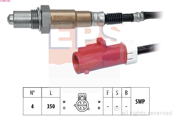 EPS 1.998.183 - Sonde lambda droxauto.com